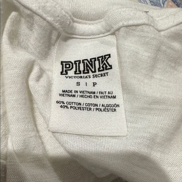 Victoria's Secret PINK White Tank Top - Picture 2 of 2
